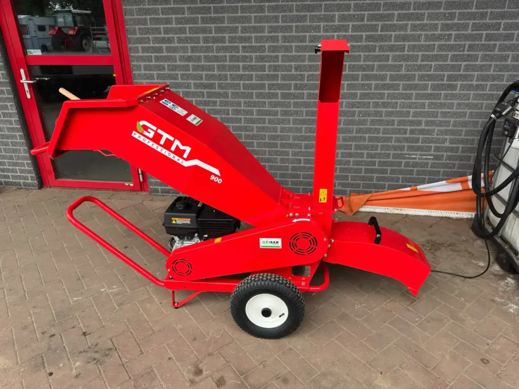 Rode GTM Professional 900 houtversnipperaar van Tuinrobuust, zijaanzicht